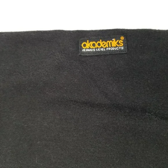 SOLD Vintage Akademiks Love Is Cheap Logo Men's Tee T-shirt Black 2XL - Picture 4 of 9